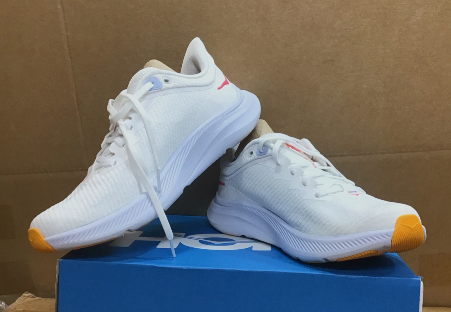 Hoka One One Solimar Running Shoes White 1123075 WHTS Womens