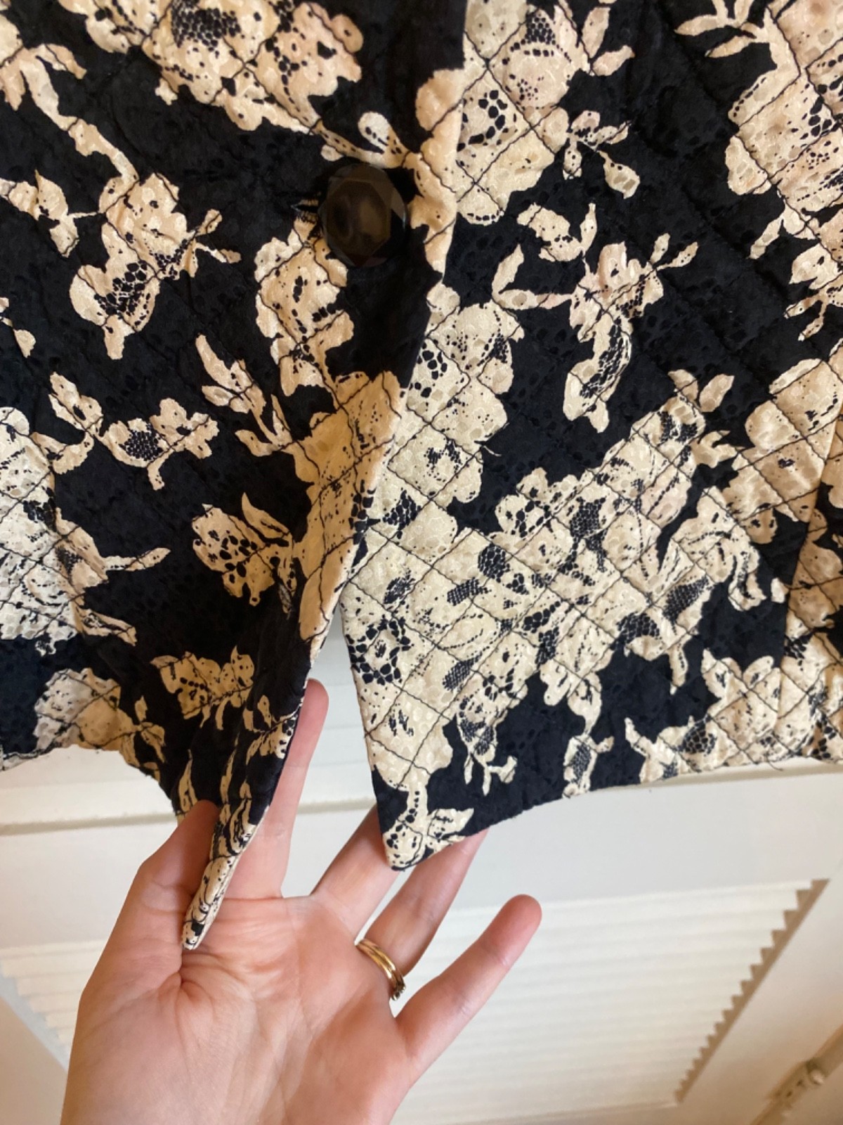Maggy L Vintage Silk Quilt Jacket