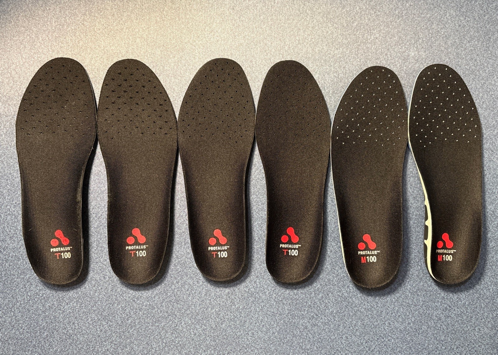 Protalus T100 x 2 & M100 Shoe Inserts Black, Men 8 – Brand New, No box