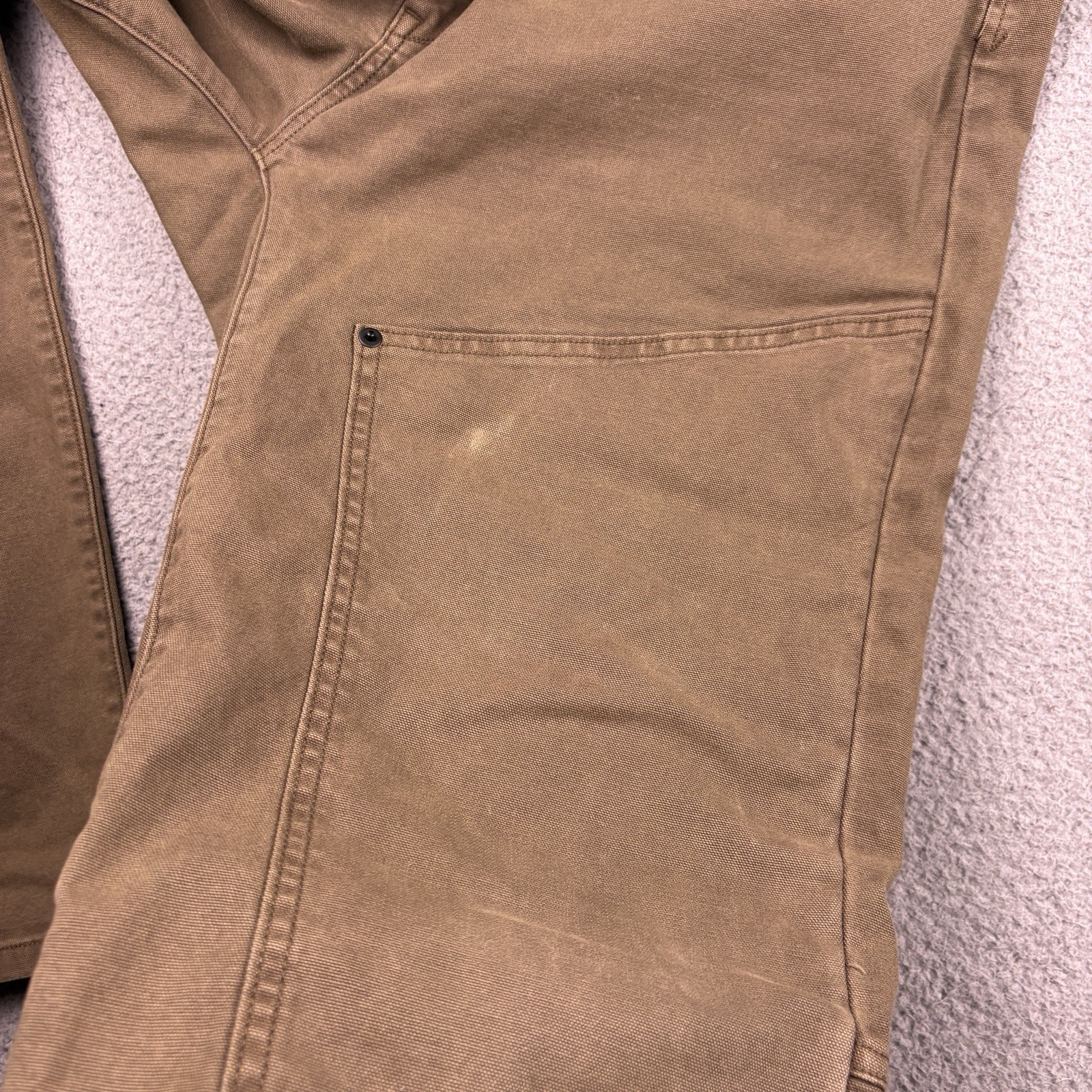 Proof Rover Double-Knee Pants Mens 38×32 Brown Straight Fit Huckberry Workwear