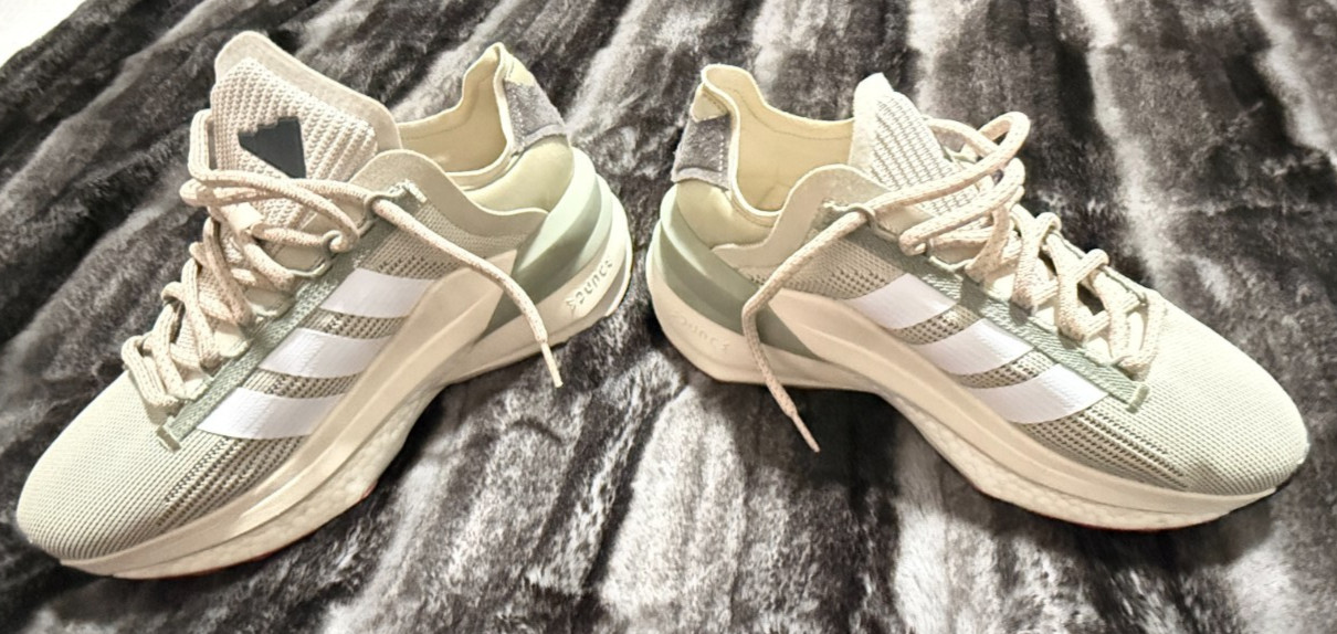 Adidas Avryn_X Putty Grey Silver Pebble Sneakers Boost Technology IG3609 Sz 9.5