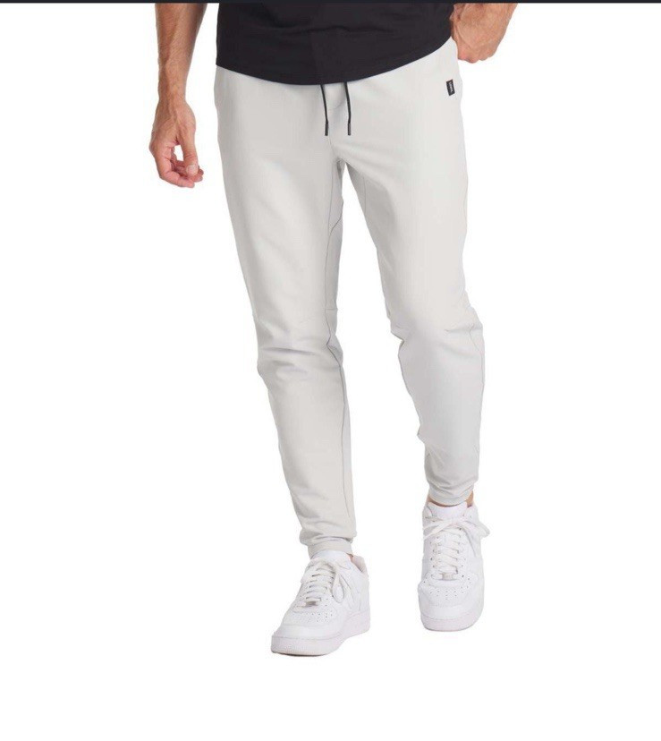 UNRL Men’s Joggers – Size Large – White