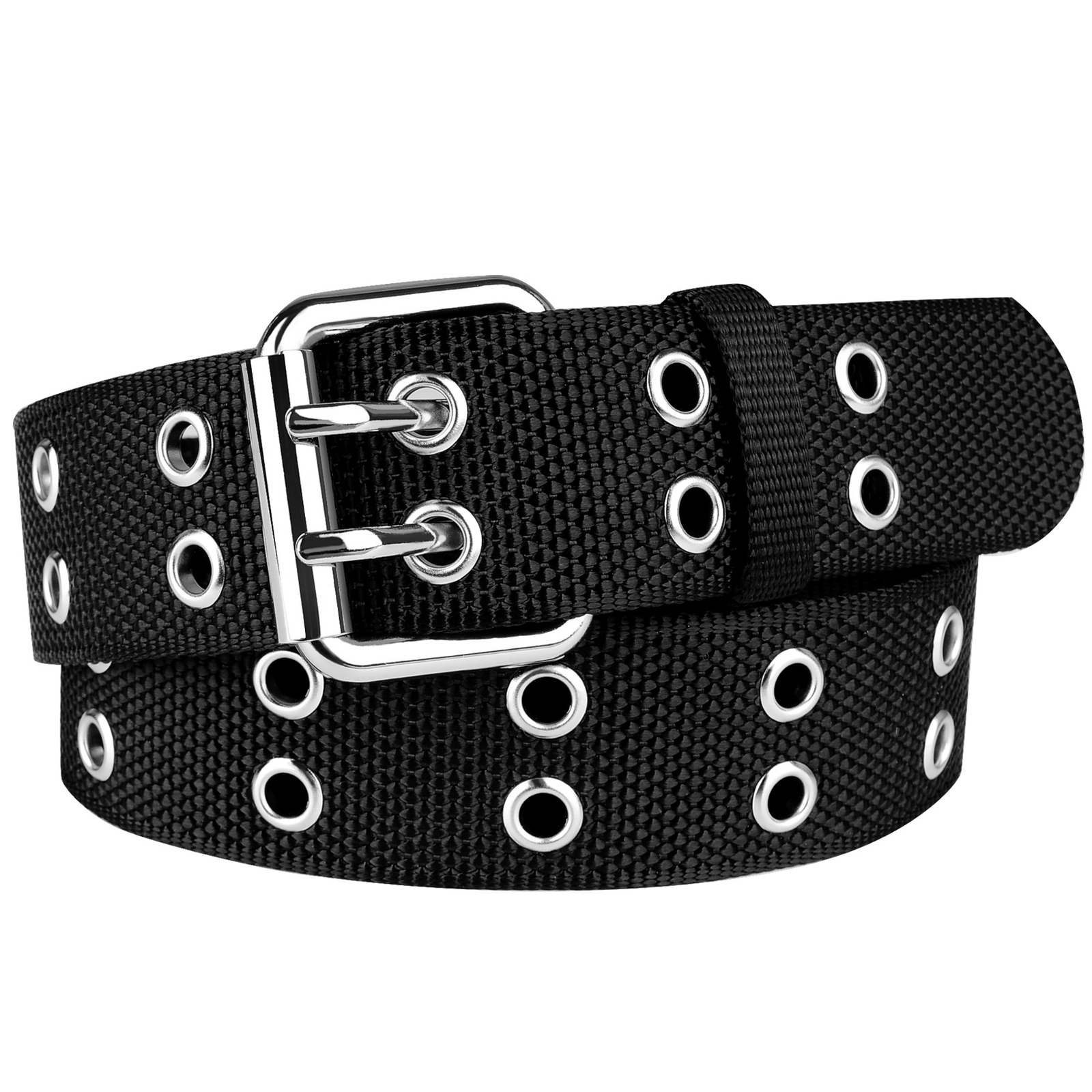 Men’s Big and Tall Grommet Belt Stylish and Adjustable for a Perfect Fit Prong