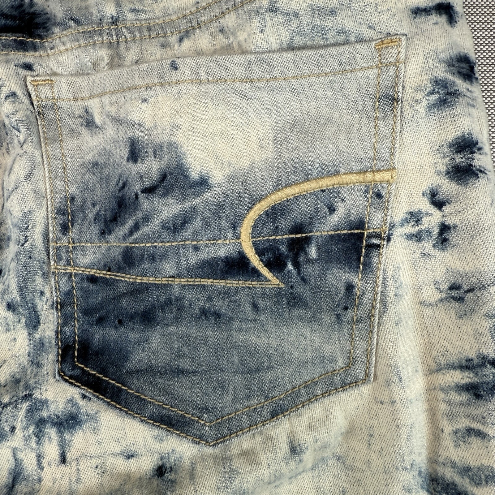 American Eagle Outfitters Jegging Womens 14 Regular Tie Dye Super Stretch Jeans