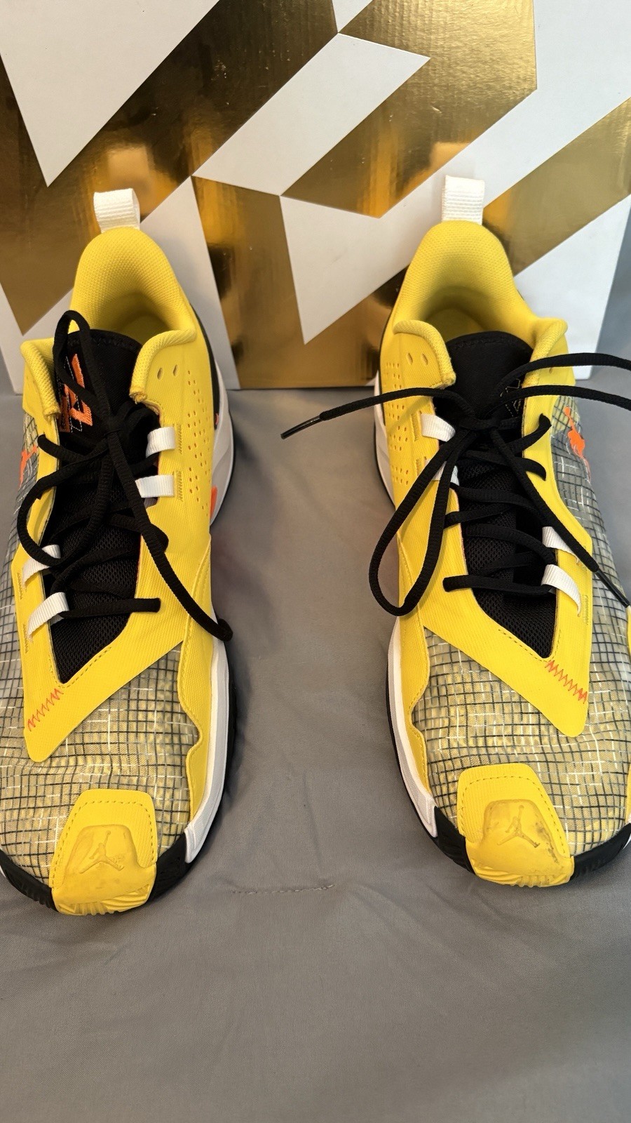 Jordan Air Jordan One Take 4 Tour Yellow/Black/White Basketball Shoes DO7193-700
