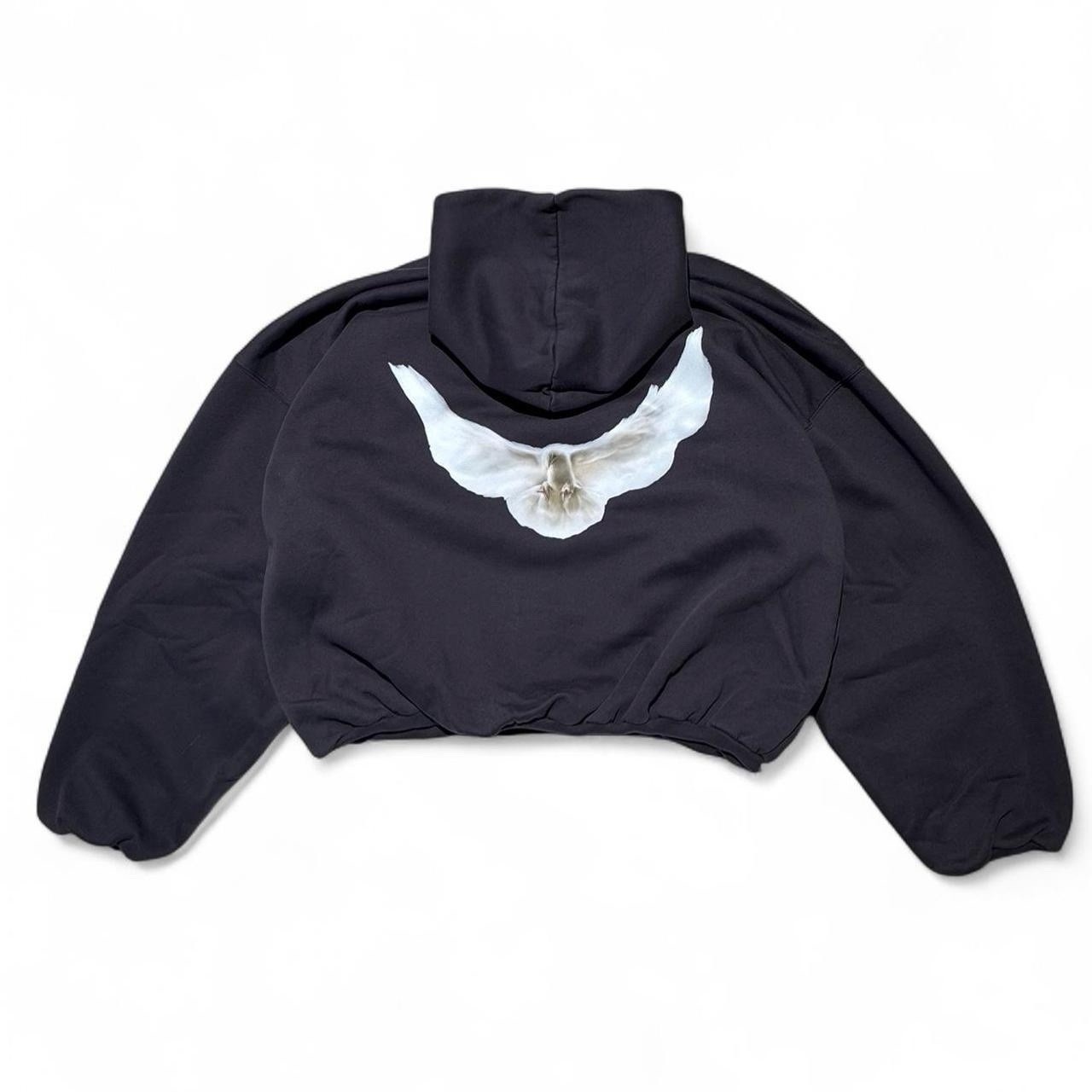 Yeezy Gap Balenciaga 05 Dove Hoodie Dark Grey Medium ( Check Description )