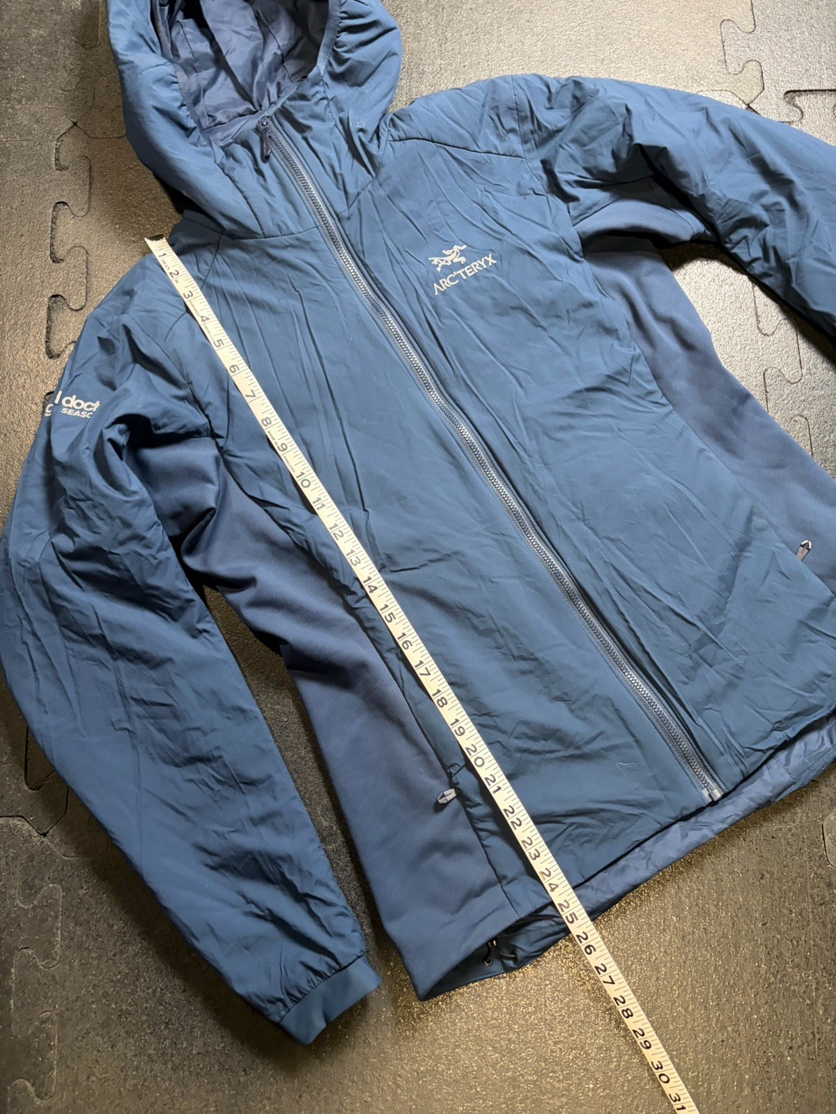 Arc’teryx Atom SL Hoody Womens Medium Full Zip Lightweight Blue Arcteryx Jacket