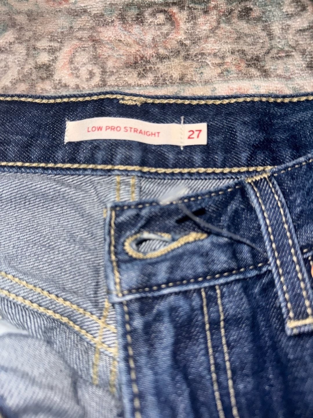 Levi’s Women’s Low Pro Straight Leg Jeans, Size 27