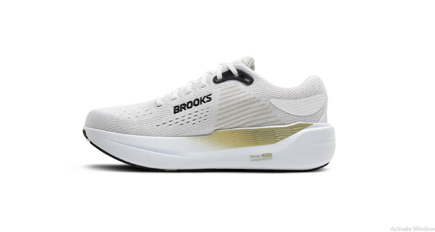 [ BIG SALE ] Men’s Brooks Ghost Max 3 Running Shoes – Bright White/Tea/Black