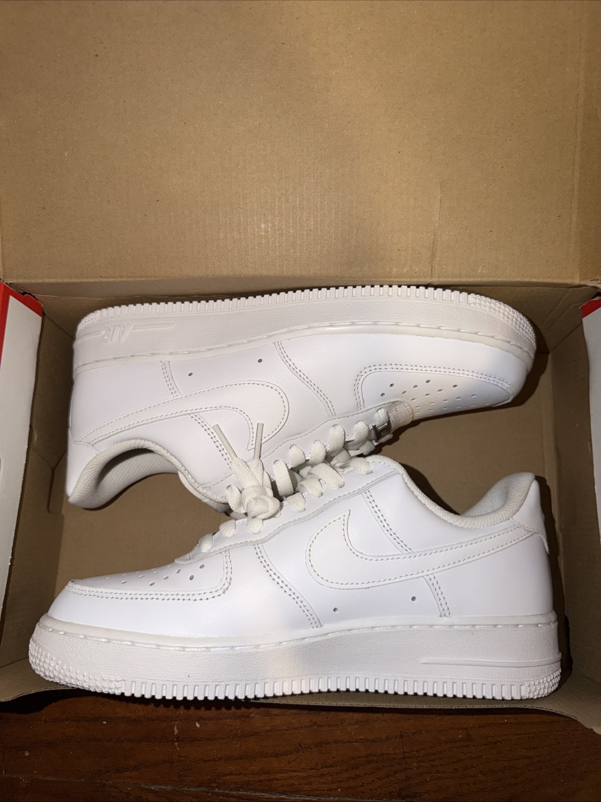 Nike Air Force 1 ’07 Triple White, Size 9 (2018)