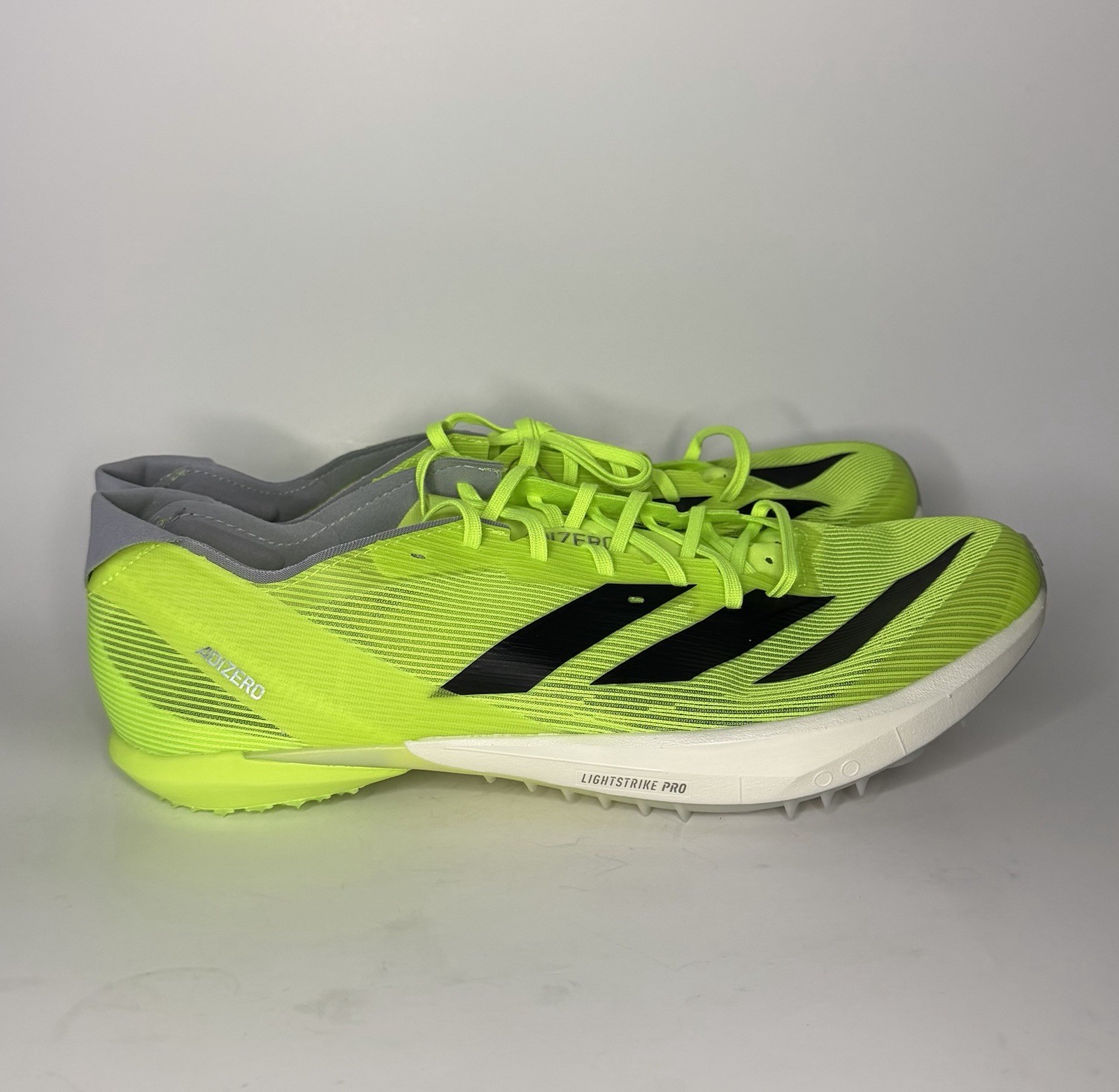 Size 11.5M – Adidas Adizero Lucid Lime Green Black Halo Silver IH5798 Men Track