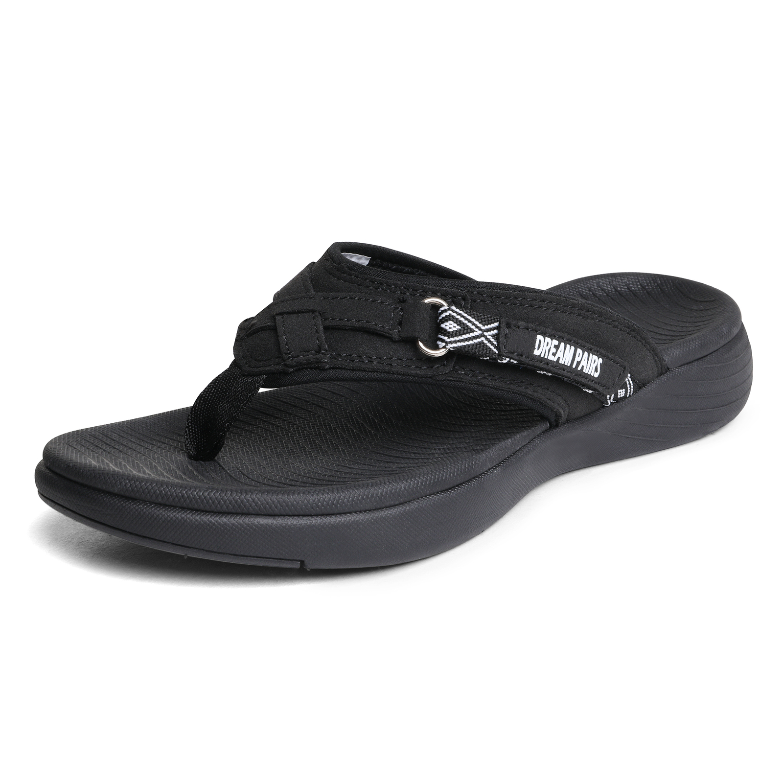 Womens Arch Support Flip Flops Soft Cushion Lightweight Summer Beach Sandals