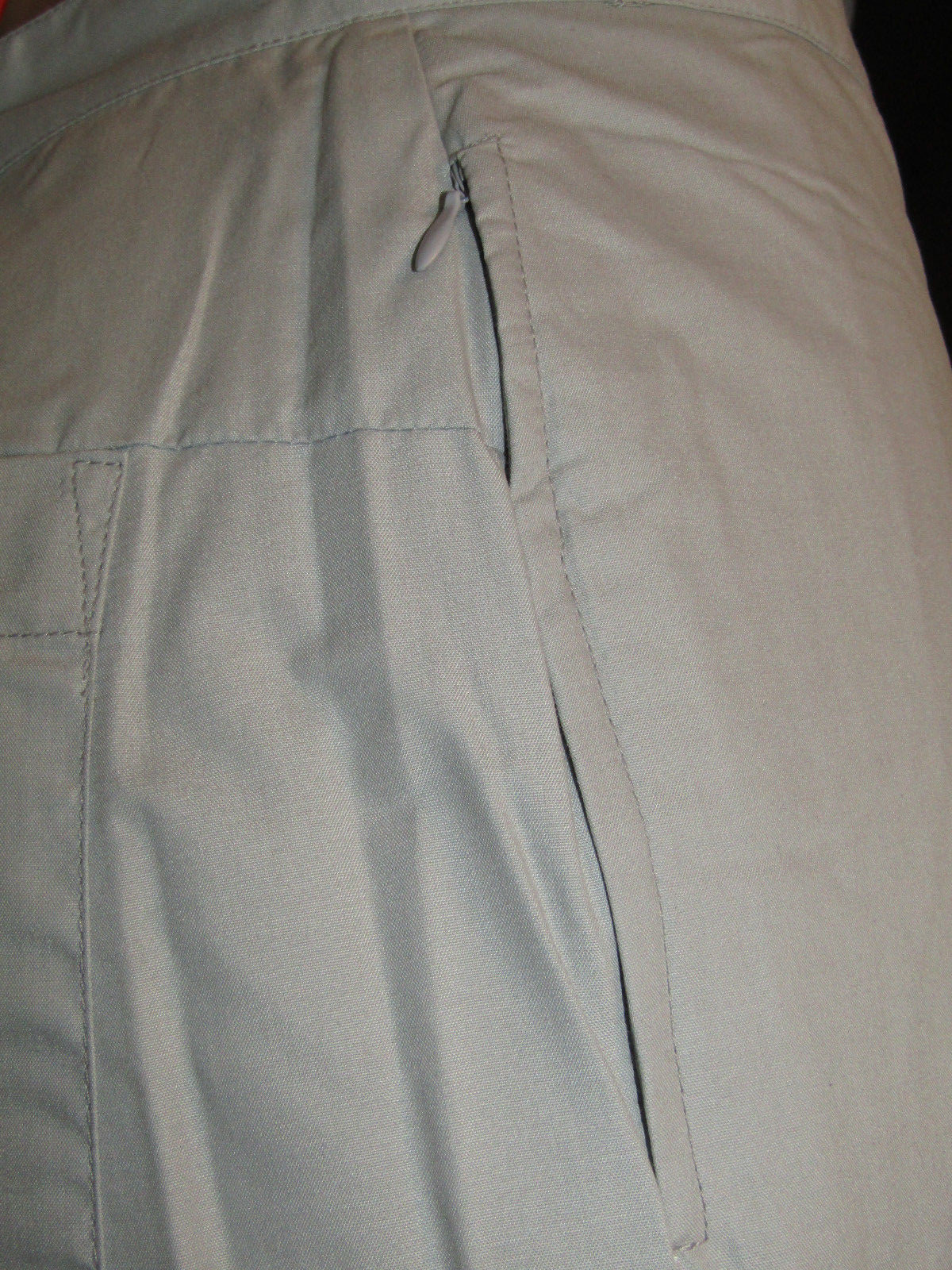 Walking Golf Hiking Trousers Silver Grey Sizes 10 – 20 Zips At Ankles & Pockets