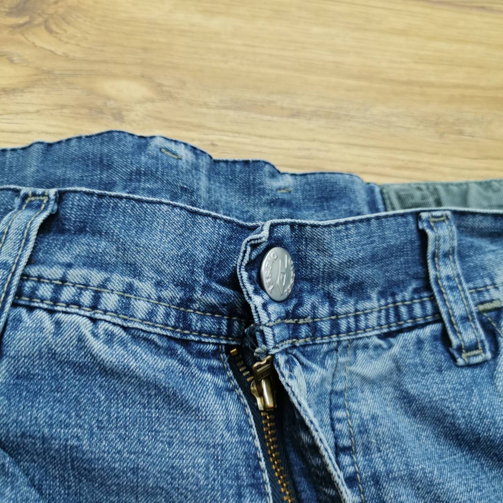 Diesel Type 63 Carpenter Jeans Mens W32 L32 Blue Work Utility Relaxed Fit Loose