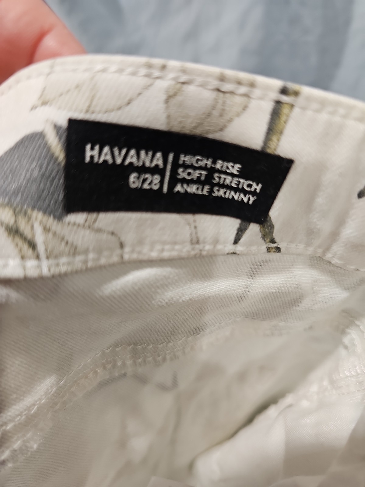 NWOT Womens Buffalo David Bitton Havana High Rise Stretch Ankle Skinny Size 6/28