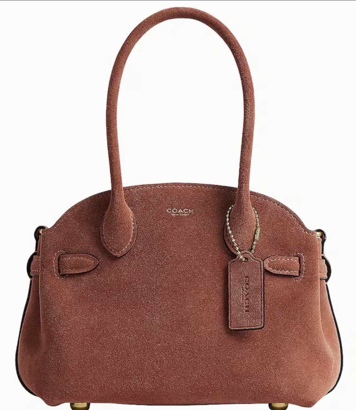 Coach Suede Empire 21 in NEW COLOR *Clay* FAST SHIP!