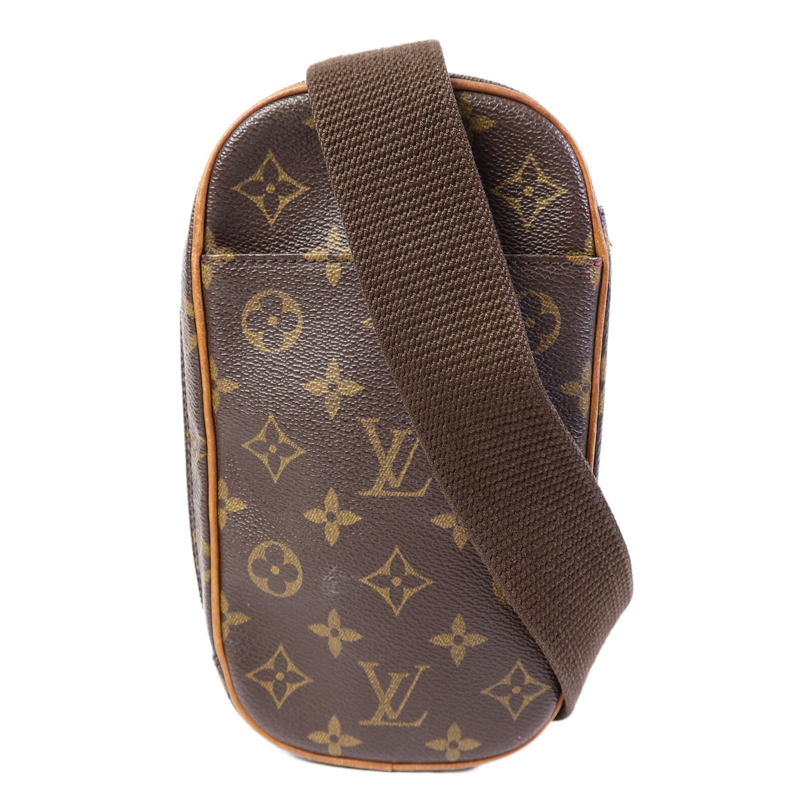 LOUIS VUITTON LV GHW Pochette Gange Waist Bag Shoulder M51870 Monogram Brown