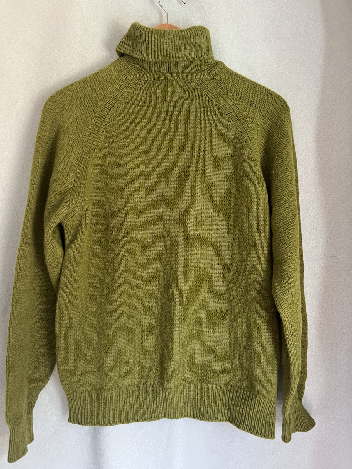Vintage Tailteann Jack Henry 100% Lambswool Turtleneck Sweater Ireland Mens M/L