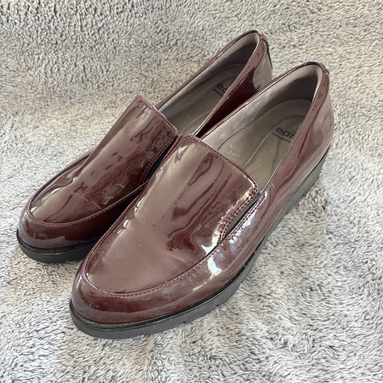 Earth Womens Shoes 10M Burgundy Preppy Old Money Church Career Academia 19033