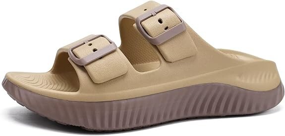 KuaiLu Womens Recovery Sandals Comfortable Plantar Fasciitis Arch Support Gift