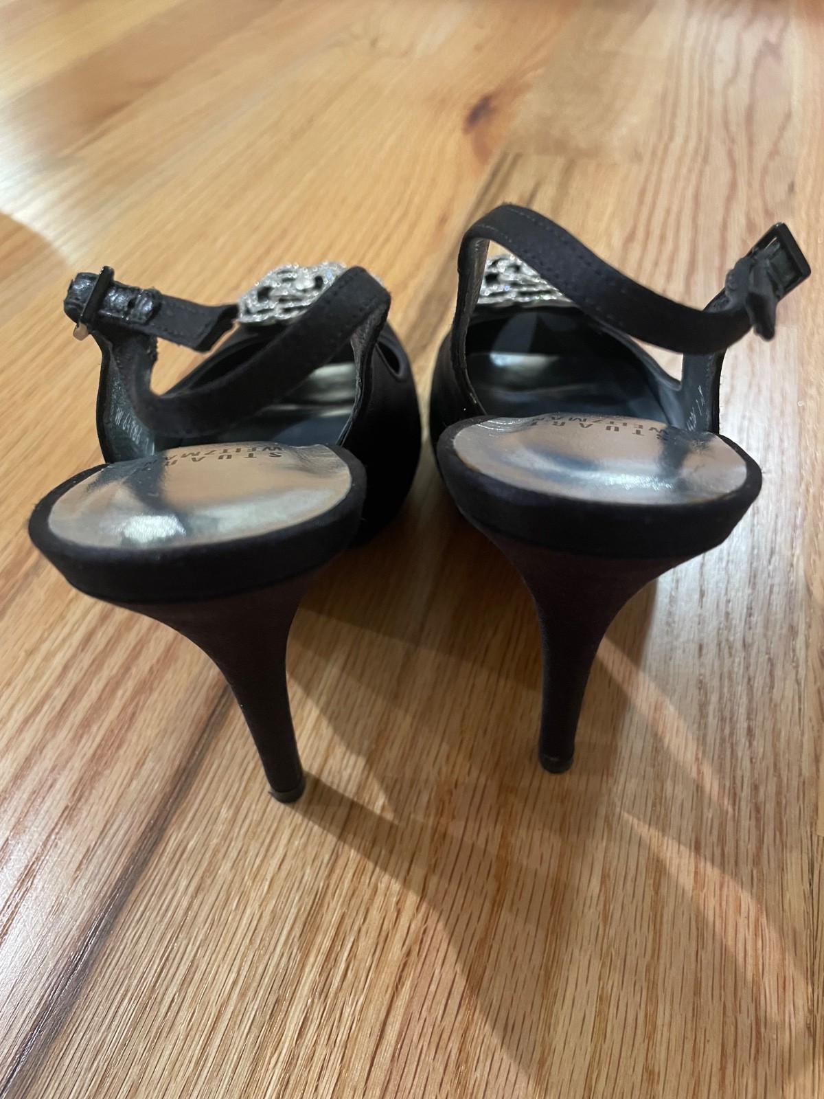 stuart weitzman pumps satin