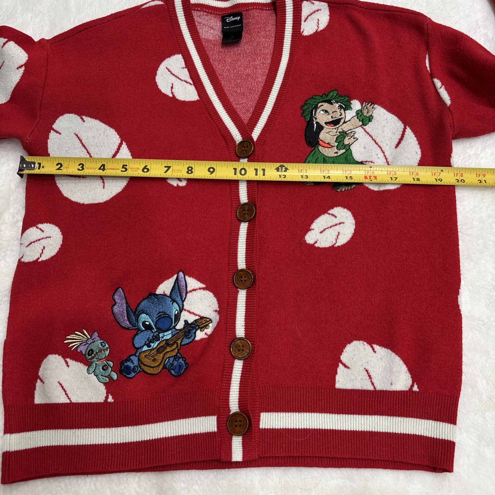 Disney Lilo & Stitch Cardigan Sweater Hawaii Aloha Boxlunch Cartoon Novelty Cute