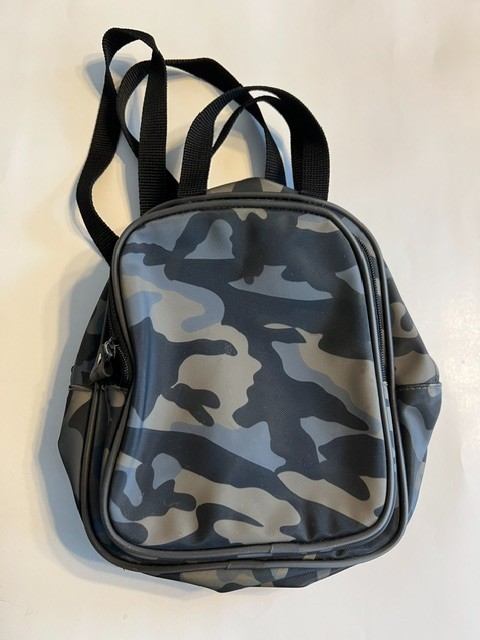 Camo Mini Backpack with Adjustable Straps