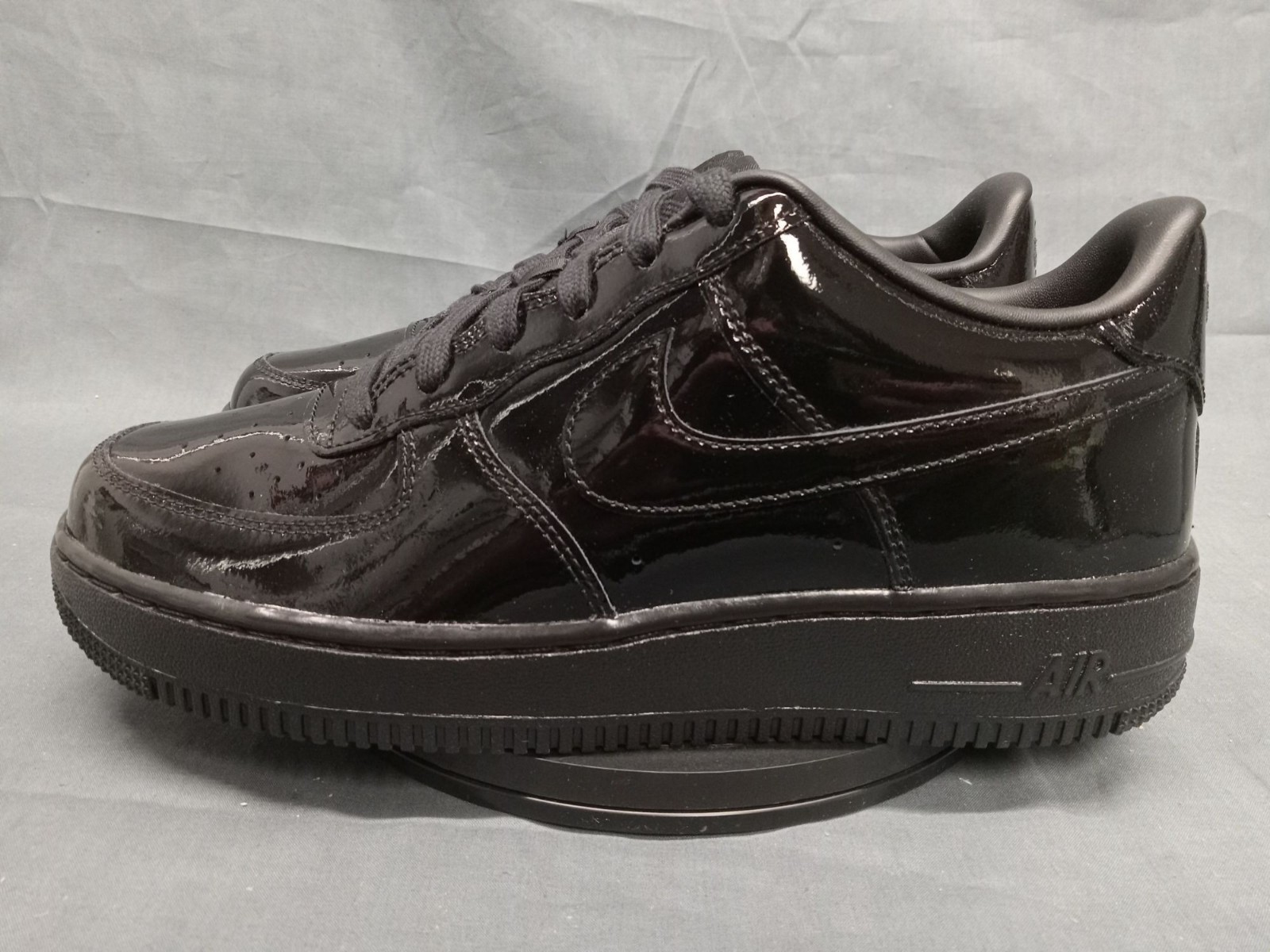 Nike Air Force 1 Low ’07 Premium Black Patent Men’s Size 9.5 NEW NO BOX!