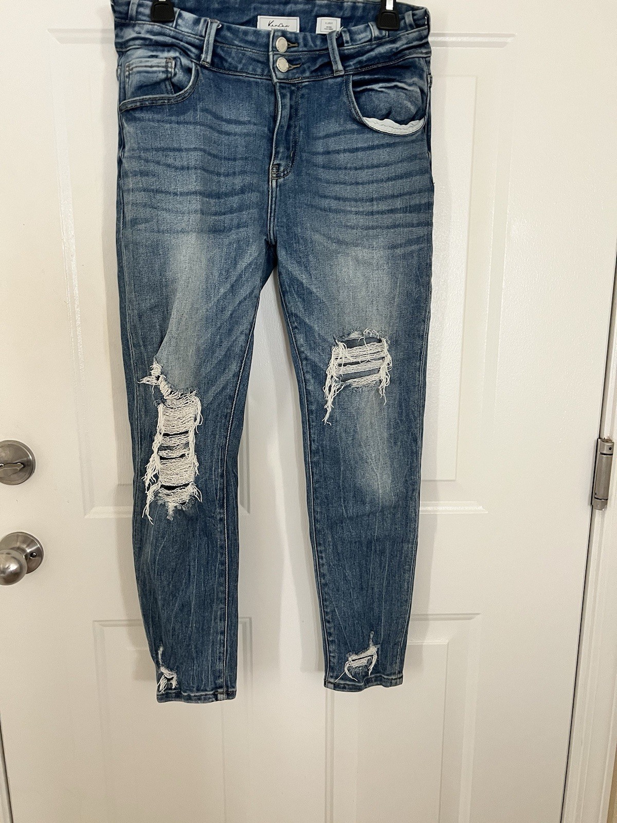 KanCan Signature Kurvy Ankle Skinny Women’s Jeans Blue Medium Wash Stretch 29