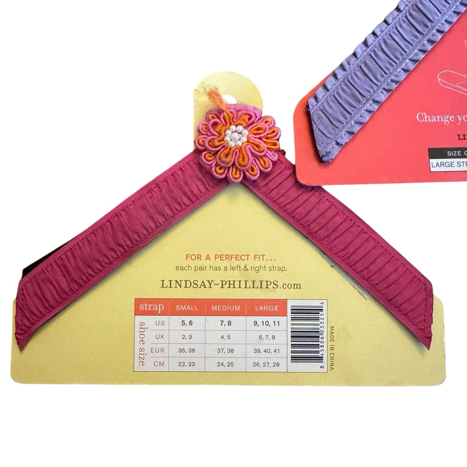 Lindsay Phillips SwitchFlops Interchangeable Straps Large 9/10/11 Abelina Sable