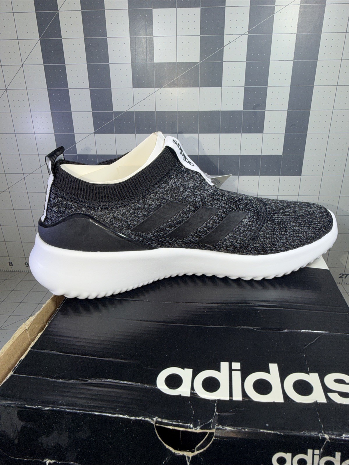 Adidas Ultimate Fusion Womens 7 Running Shoes Slip On F34593 cloudfoam NIB