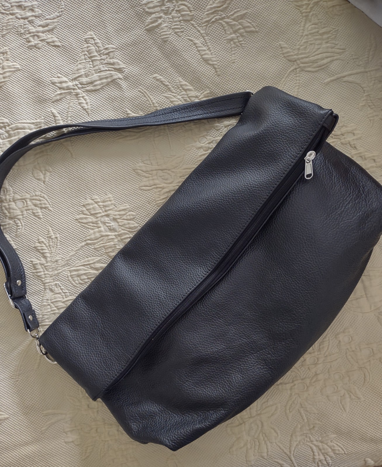 Oversize 3 in 1 Leather Clutch Shoulder Bag Tote