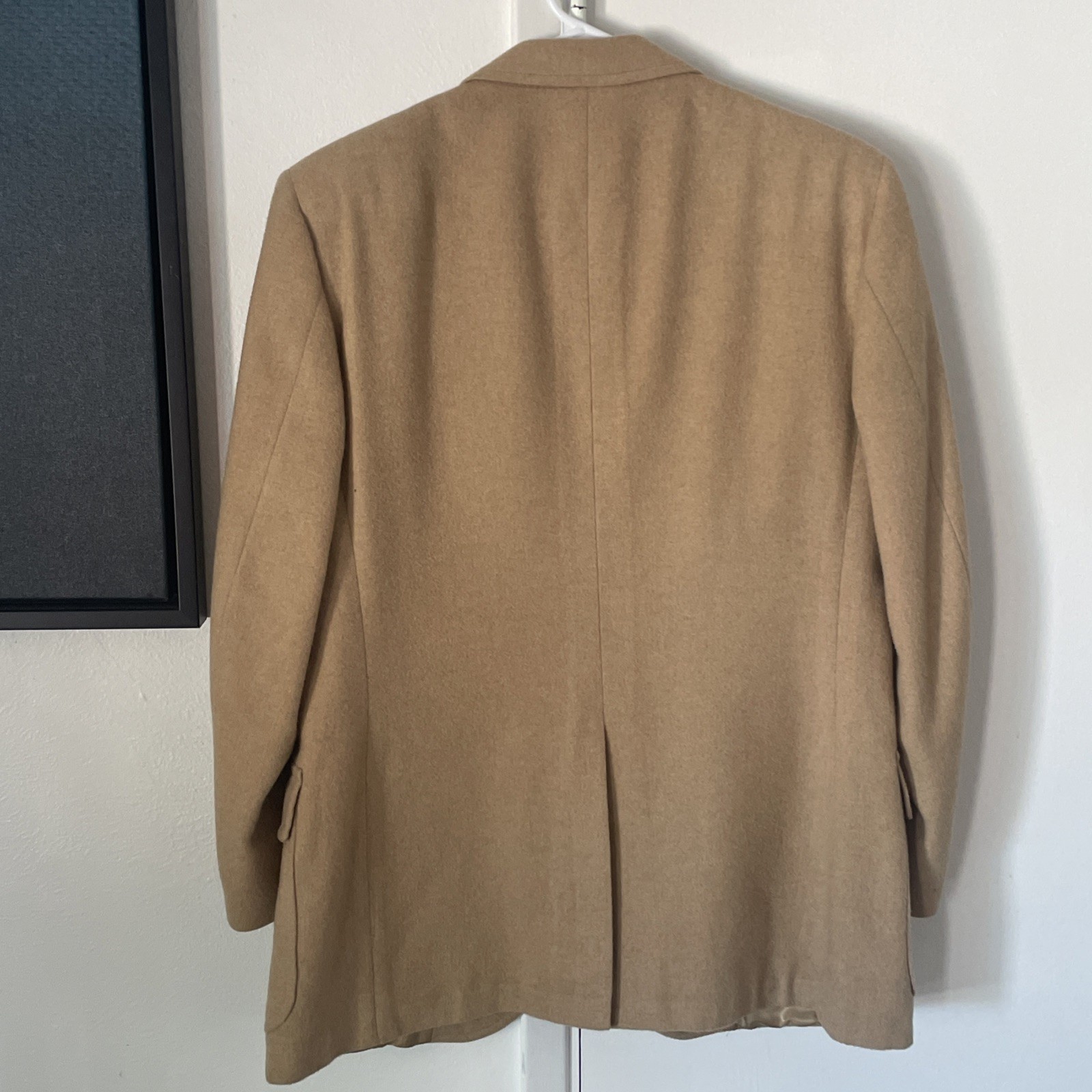Vintage Baskin 100% Camel Hair Men’s Sport Jacket Size 38R Union Made USA