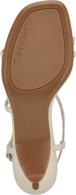 Calvin Klein Womens Ishaya Synthetic Rubber Ivory – Size 11 M *NEW in Box*