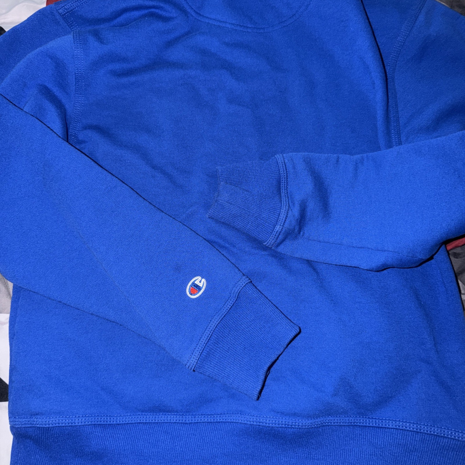 NWT Champion Powerblend Men’s Pullover Hoodie Royal Blue Sports School Small