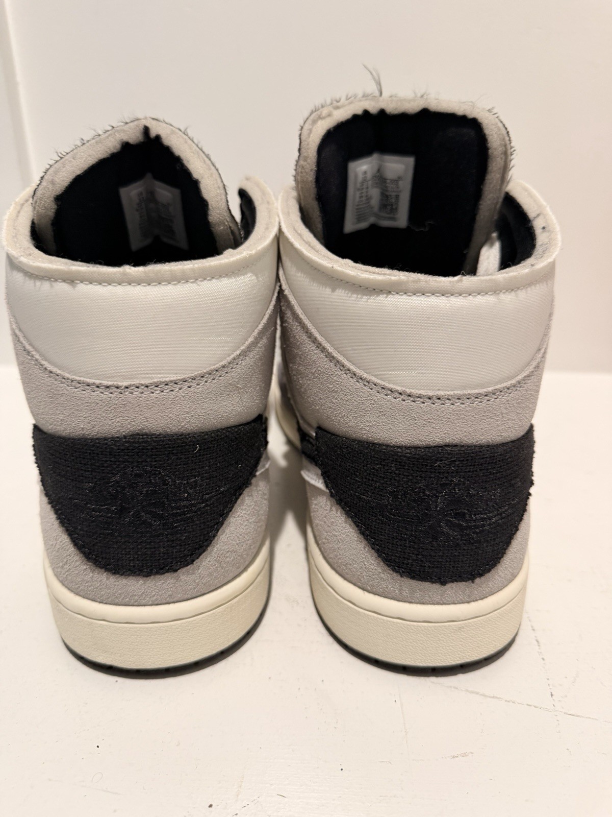 Jordan 1 Mid SE Craft White Cement Grey Black SE Size 12
