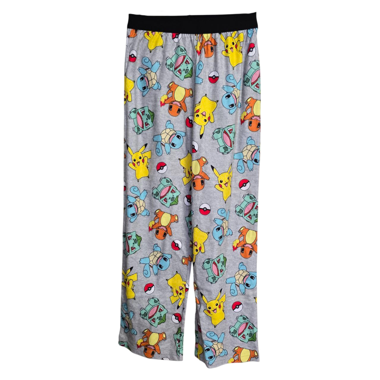 Pokemon Boys Pajama Pants Pikachu Charmander Squirtle Bulbasaur Size 8