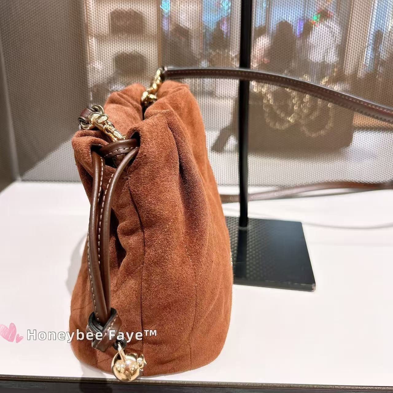 NWT Coach Faye Mini Drawstring Bag With Quilting CDB69/CDC42