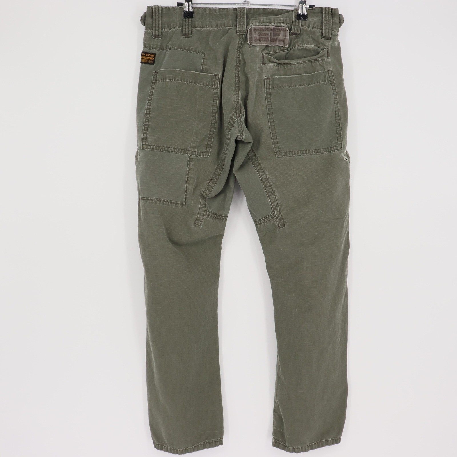 G Star Raw New Marker Pant Size 33×32 Olive Green Straight Men’s Cargo Pants
