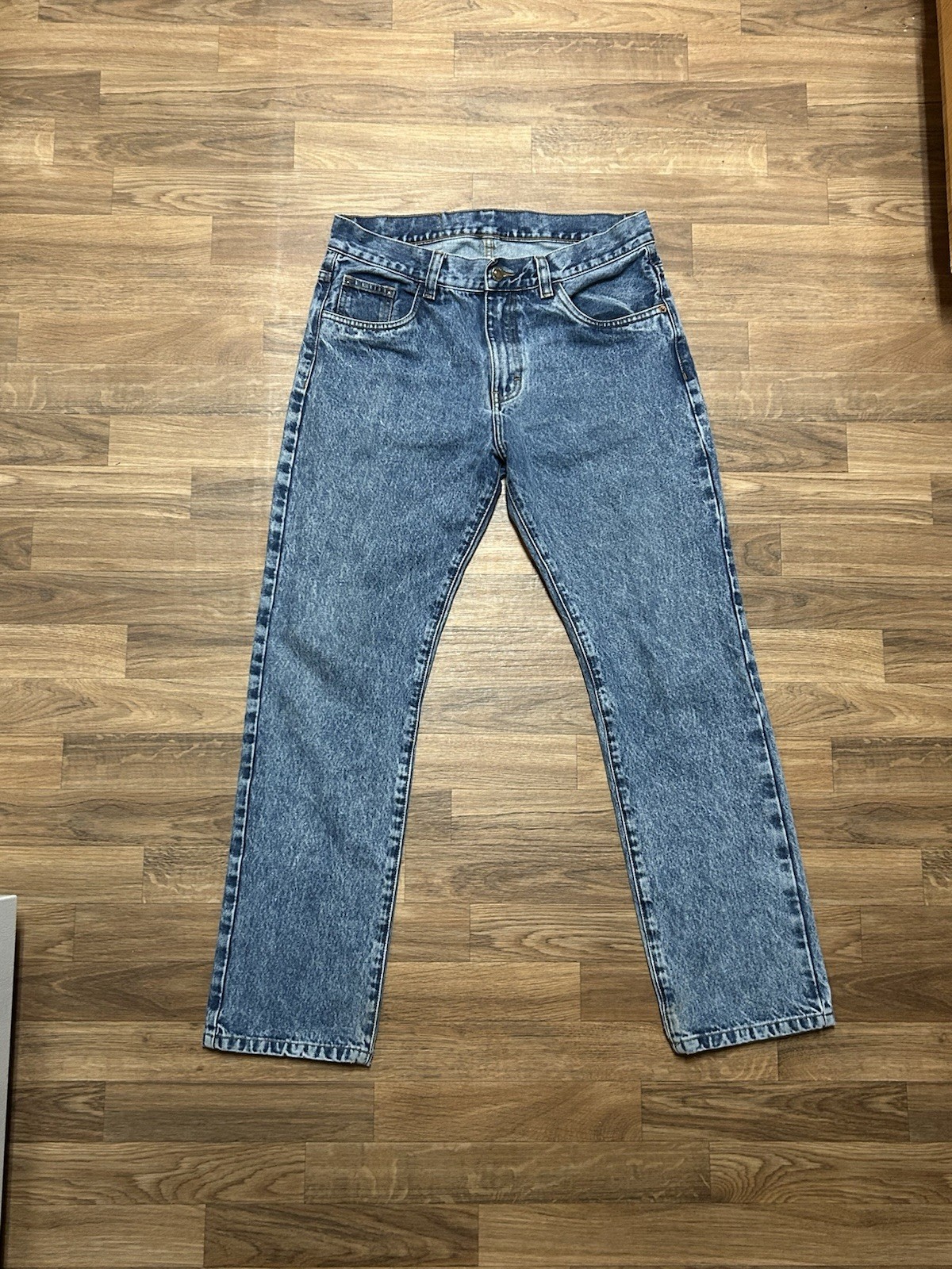 Levis Mens 501 33×30 Original Fit Denim Jeans Straight Leg Button Fly Cotton