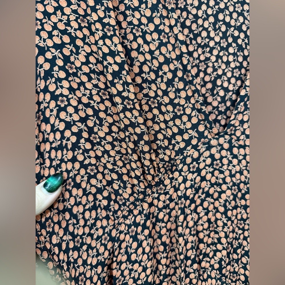 Doen Charleston Dress in Cherry Willow Print size XS