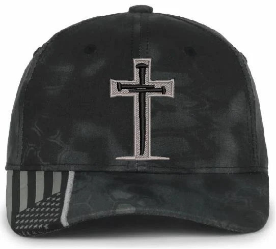 Sacred Nails Christian Cross Hats for Men Women Jesus 3 Nail Cross Bible Jesus