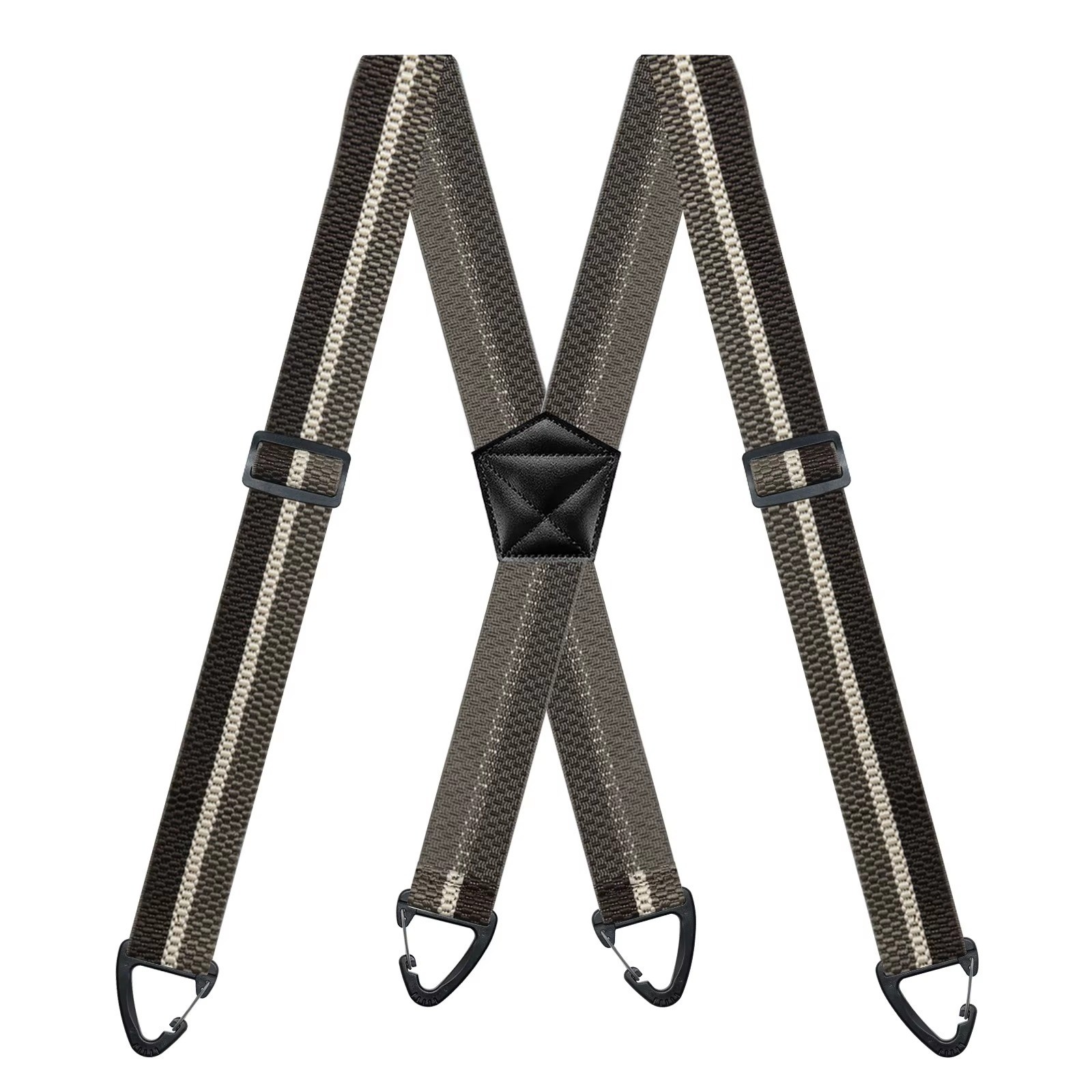 Suspenders for Men Heavy Duty, X Shape Back Hidden Suspender 1.5″ Under Clothing