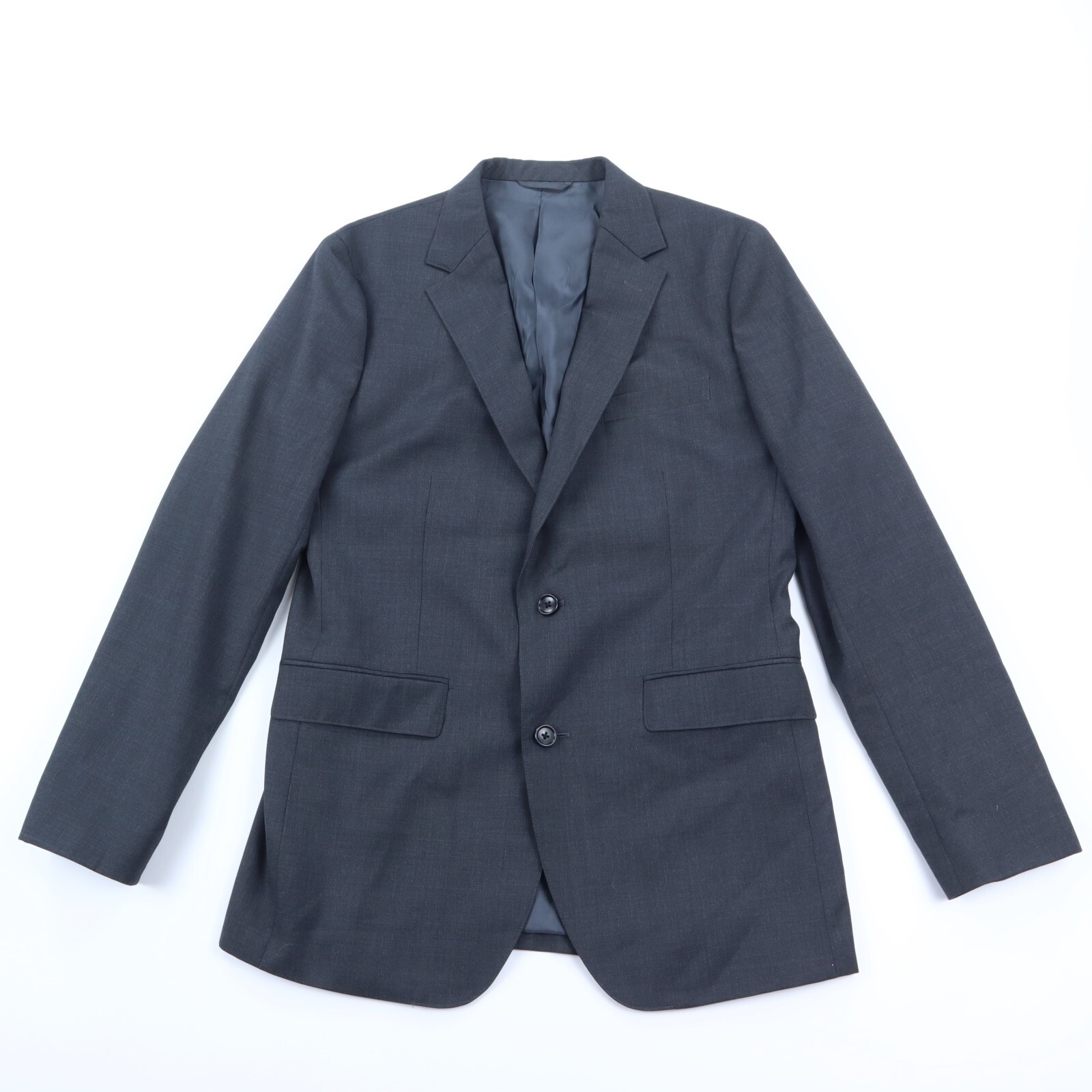 Bonobos Suit Jacket Mens 40L Slim Fit Worsted Wool Blend Gray Modern 2 Button