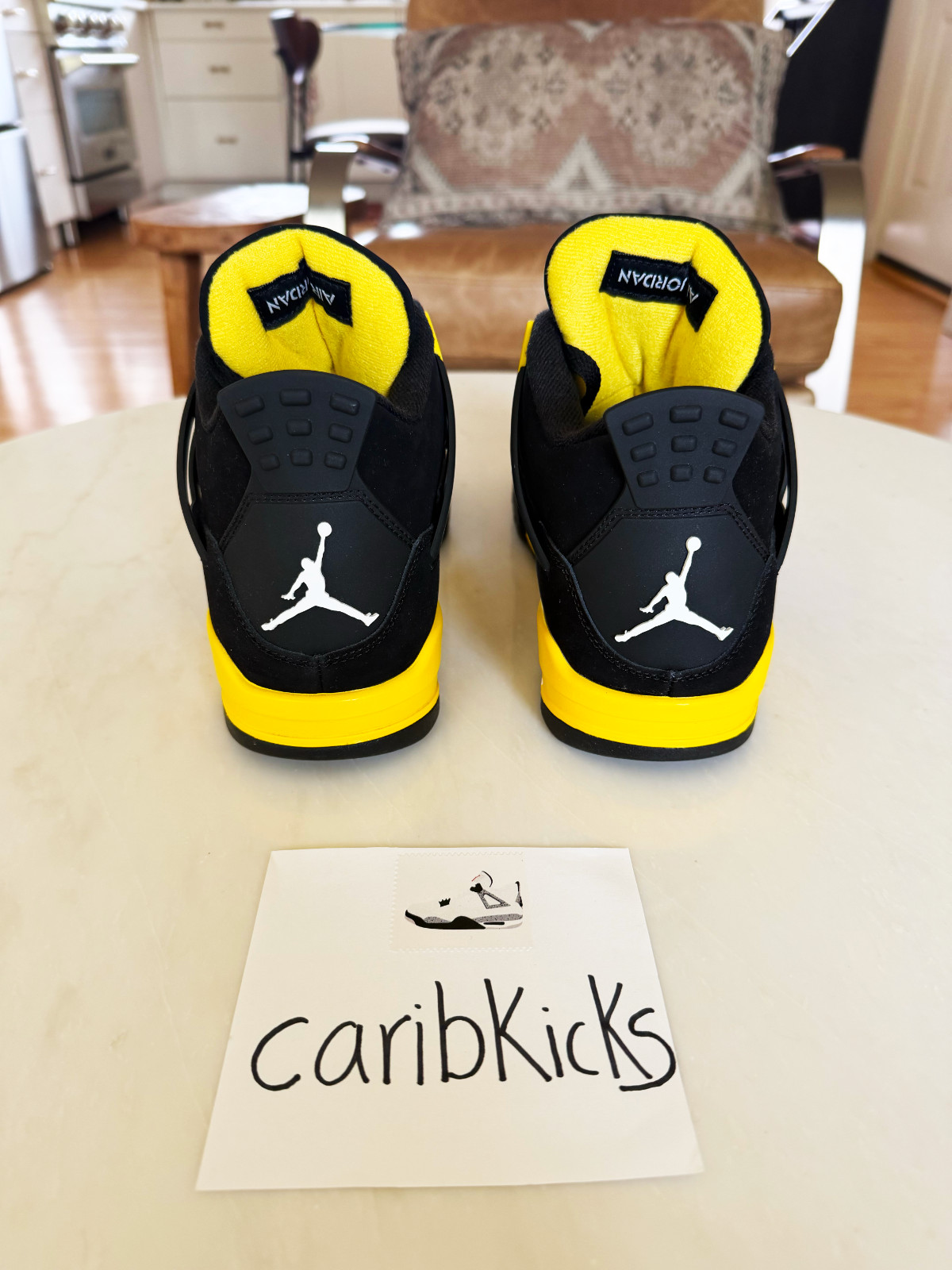 Size 8.5 – Air Jordan 4 Retro Mid Thunder Preowned (DH6927-017)