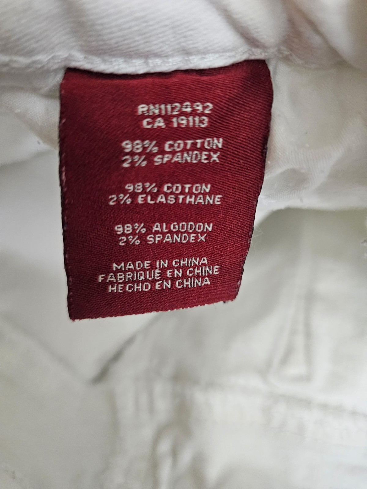 Makers Skinny Jean White Size 32 Excellent condition