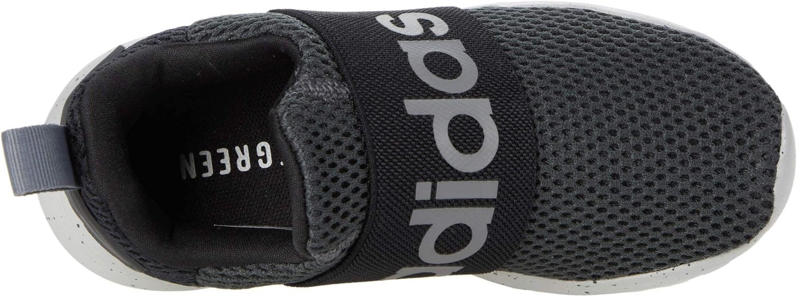 Adidas Lite Racer Adapt 4.0 Running Shoes – Grey/Grey/Black – 3 Big Kid