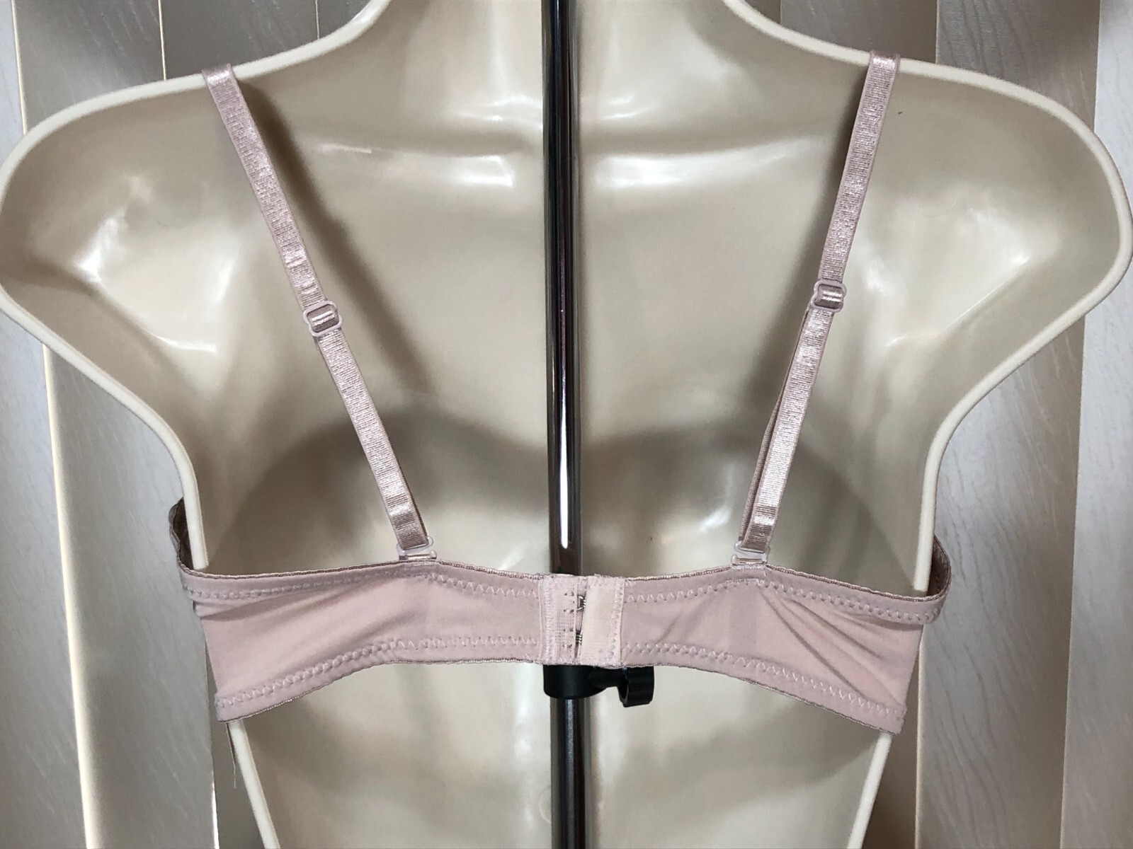 Honeydew Underwire Push Up Bra 36B Convertible Antoinette Ruffle Nude R499058