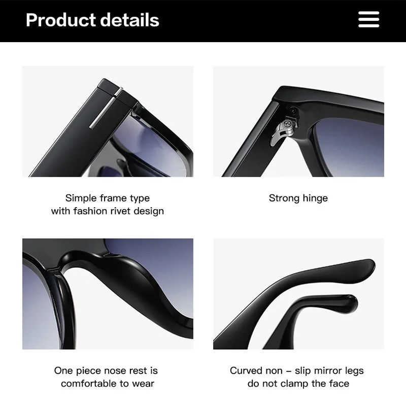 Square Tinted Blue Reading Glasses Men Women Fashion Shade Eyeglasses Sunglasses