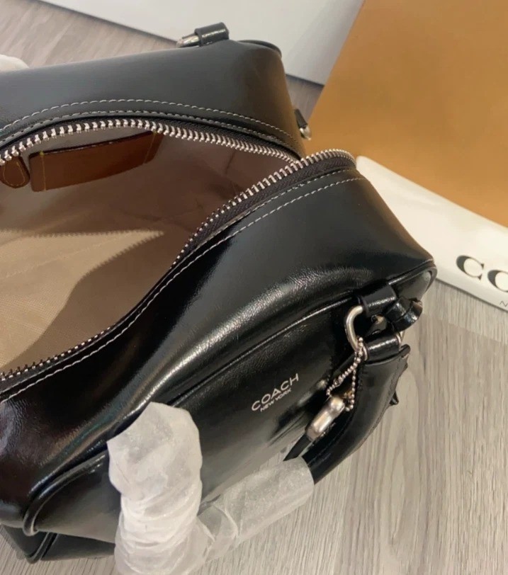 COACH Cube Rogue Bag 20 Shoulder Bag Black CBH04 Outlet NEW leather